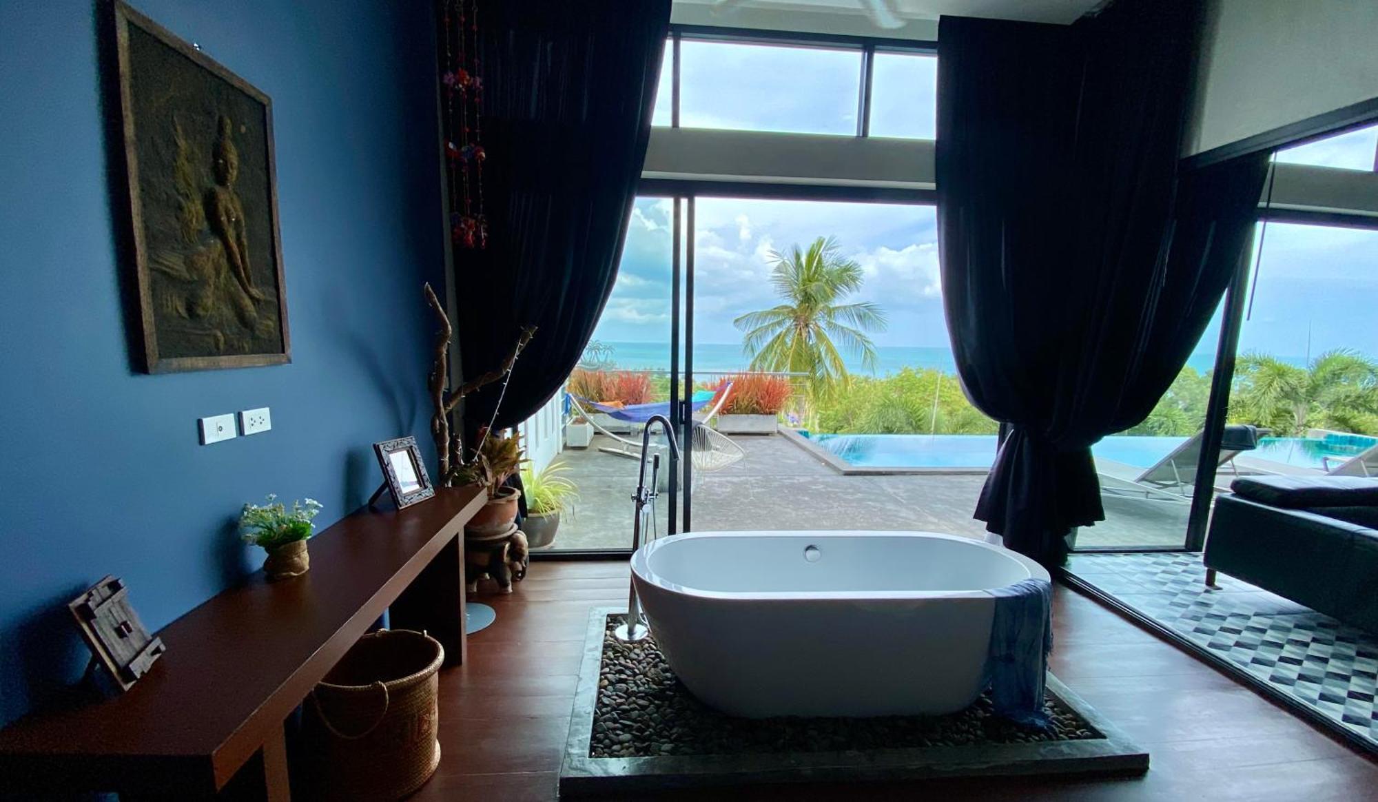 Ko Samui Seaview Pool Villa Philippa With Car 蓝赛特海滩 外观 照片