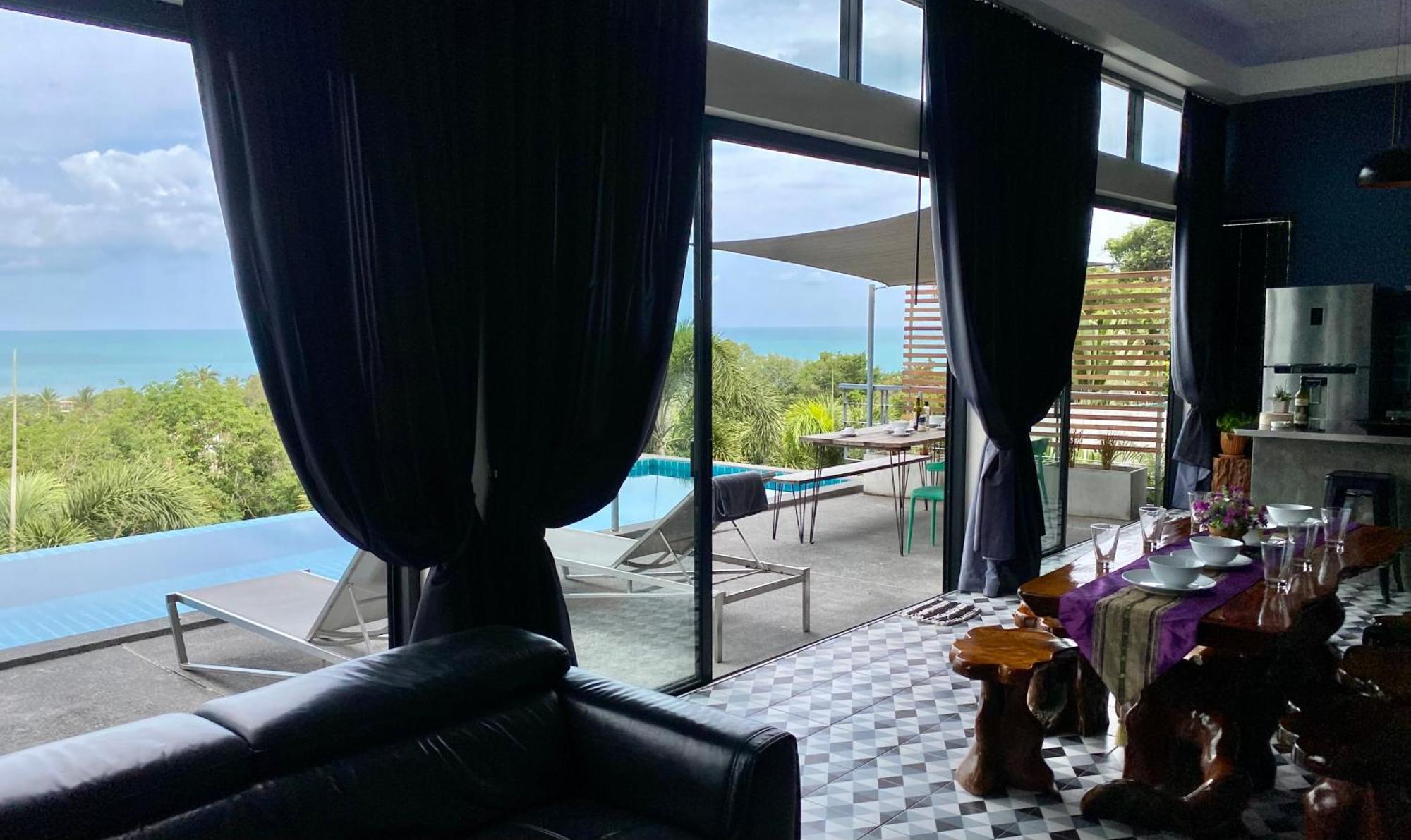 Ko Samui Seaview Pool Villa Philippa With Car 蓝赛特海滩 外观 照片
