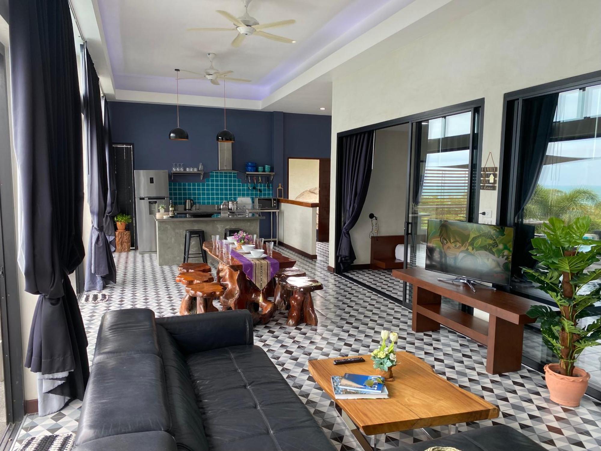 Ko Samui Seaview Pool Villa Philippa With Car 蓝赛特海滩 外观 照片
